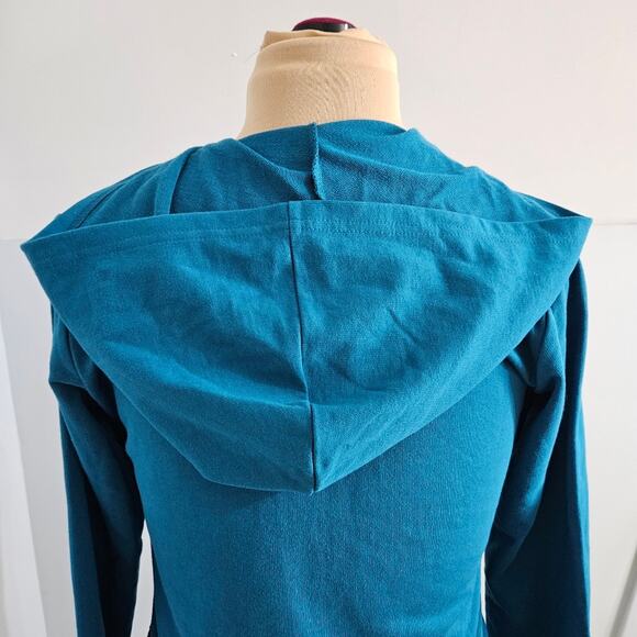 Quacker Factory Jacket Womens Beaded Sequin Hooded Pocket Full Zip Cotton XXS - Picture 9 of 16